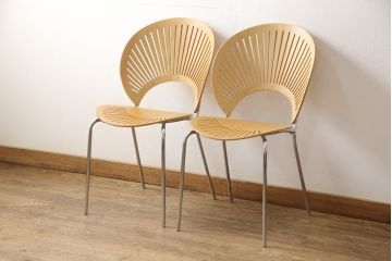 【買取】FREDERICIA(フレデリシア)　Nanna Ditzel(ナナ・ディッツェル)デザイン　トリニダードダイニングチェア2脚セットを買取りました。(定価2脚で約15万4千円)