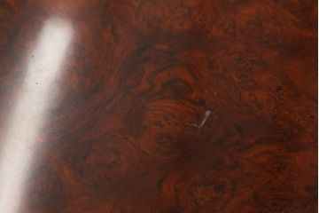 【買取】特大!!　花梨材(カリン材)　葡萄杢　極厚天板8.5cm　一枚板　座卓を買取りました