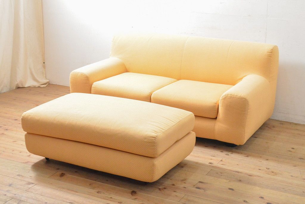 【買取】arflex(アルフレックス) GIUBBA(ジュバ) 2人掛けソファ+オットマンのセットを買取りました。(定価約45万円)