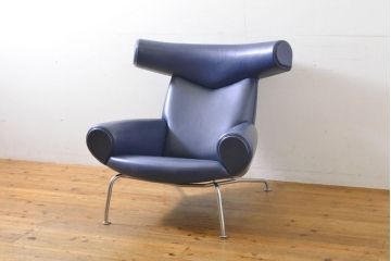 【買取】デンマーク　Hans J Wegner(ハンス・J・ウェグナー)デザイン　EJ 100　本革オックスチェアを買取りました。(定価約170万円、北欧)