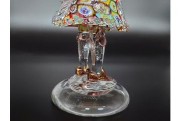 【骨董買取】イタリア　ベネチアンガラス　RaulFerro(マエストロ)　ミルフィオリ　人形　男女ペア　フィギュリン(モザイク柄、ヴェネチアングラス、ムラーノガラス、ムラノガラス、ガラス工芸、貴族)を買取りました