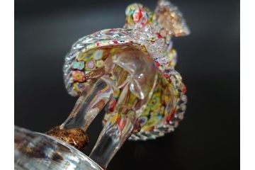 【骨董買取】イタリア　ベネチアンガラス　RaulFerro(マエストロ)　ミルフィオリ　人形　男女ペア　フィギュリン(モザイク柄、ヴェネチアングラス、ムラーノガラス、ムラノガラス、ガラス工芸、貴族)を買取りました