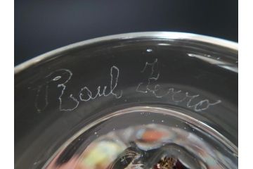 【骨董買取】イタリア　ベネチアンガラス　RaulFerro(マエストロ)　ミルフィオリ　人形　男女ペア　フィギュリン(モザイク柄、ヴェネチアングラス、ムラーノガラス、ムラノガラス、ガラス工芸、貴族)を買取りました