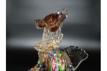 【骨董買取】イタリア　ベネチアンガラス　RaulFerro(マエストロ)　ミルフィオリ　人形　男女ペア　フィギュリン(モザイク柄、ヴェネチアングラス、ムラーノガラス、ムラノガラス、ガラス工芸、貴族)を買取りました