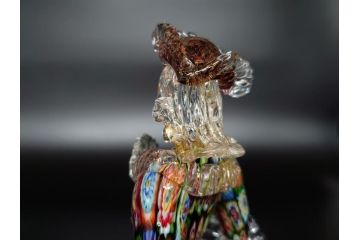【骨董買取】イタリア　ベネチアンガラス　RaulFerro(マエストロ)　ミルフィオリ　人形　男女ペア　フィギュリン(モザイク柄、ヴェネチアングラス、ムラーノガラス、ムラノガラス、ガラス工芸、貴族)を買取りました