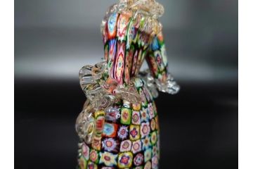 【骨董買取】イタリア　ベネチアンガラス　RaulFerro(マエストロ)　ミルフィオリ　人形　男女ペア　フィギュリン(モザイク柄、ヴェネチアングラス、ムラーノガラス、ムラノガラス、ガラス工芸、貴族)を買取りました