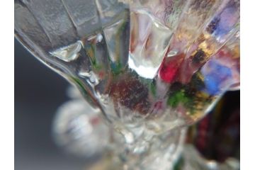 【骨董買取】イタリア　ベネチアンガラス　RaulFerro(マエストロ)　ミルフィオリ　人形　男女ペア　フィギュリン(モザイク柄、ヴェネチアングラス、ムラーノガラス、ムラノガラス、ガラス工芸、貴族)を買取りました