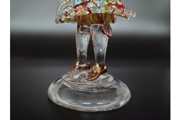 【骨董買取】イタリア　ベネチアンガラス　RaulFerro(マエストロ)　ミルフィオリ　人形　男女ペア　フィギュリン(モザイク柄、ヴェネチアングラス、ムラーノガラス、ムラノガラス、ガラス工芸、貴族)を買取りました