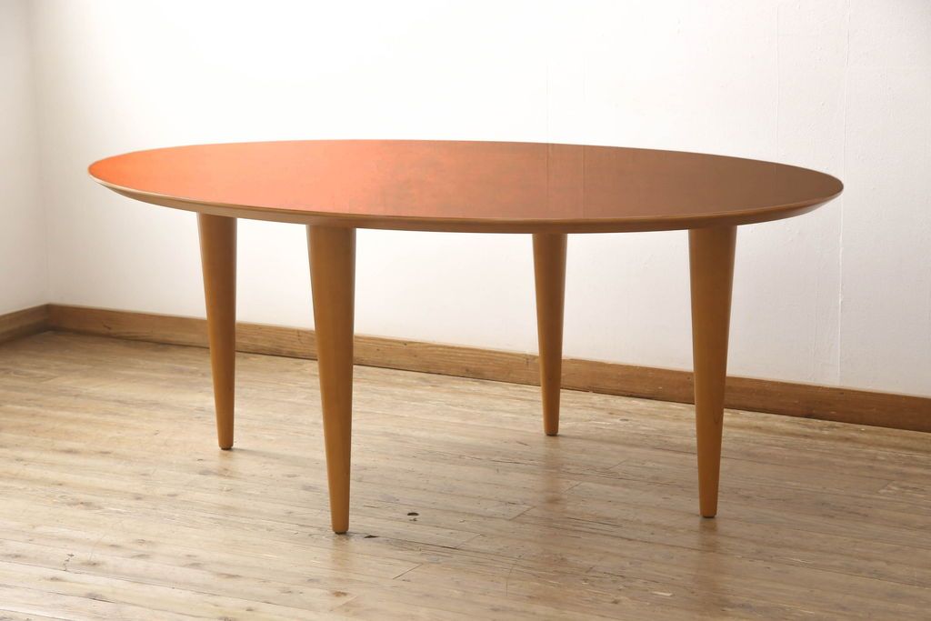 【買取】arflex(アルフレックス) NEW STATION(ニューステーション) オーバル型 ダイニングテーブルを買取りました。(定価約28万円)
