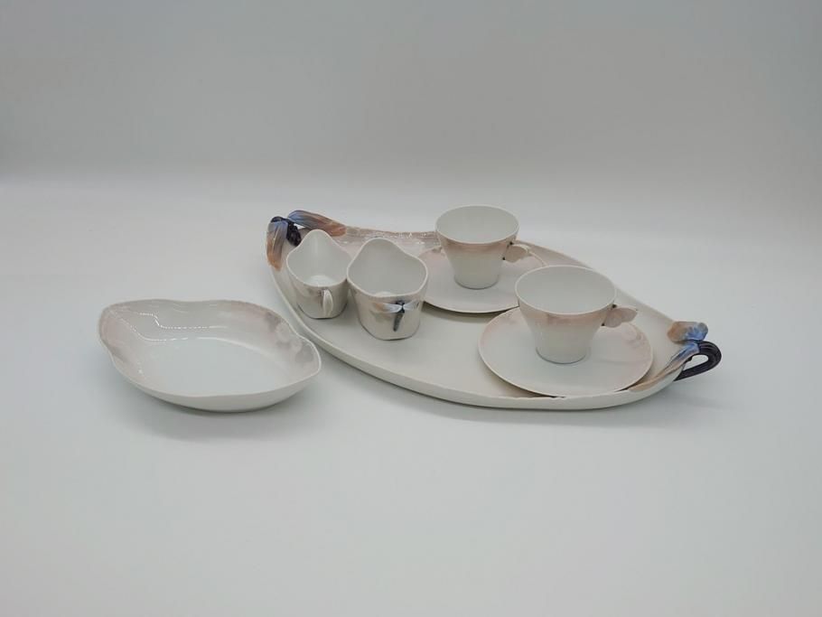 【骨董買取】デンマーク ROYAL COPENHAGEN(ロイヤルコペンハーゲン) ミッドサマーナイトドリーム (プレート、カップ&ソーサー、トレイ、舟形ボウル、ティーカップ、モカカップ、クリーマー、シュガーポット)を買取りました。