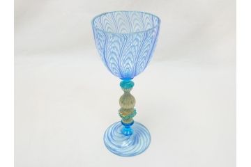 【骨董買取】イタリア　ベネチアングラス　ワイングラス(ムラノガラス、ムラーノガラス、ベネチアンガラス)を買取ました。