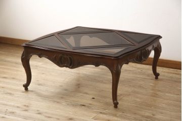 【買取】センチュリー(CENTURY)　アメリカ製　ガラス天板　センターテーブルを買取りました。