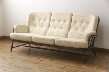 【買取】イギリスビンテージ　希少モデル　ERCOL(アーコール)　ジュビリー(Jubilee)シリーズ　3人掛けソファを買取りました。