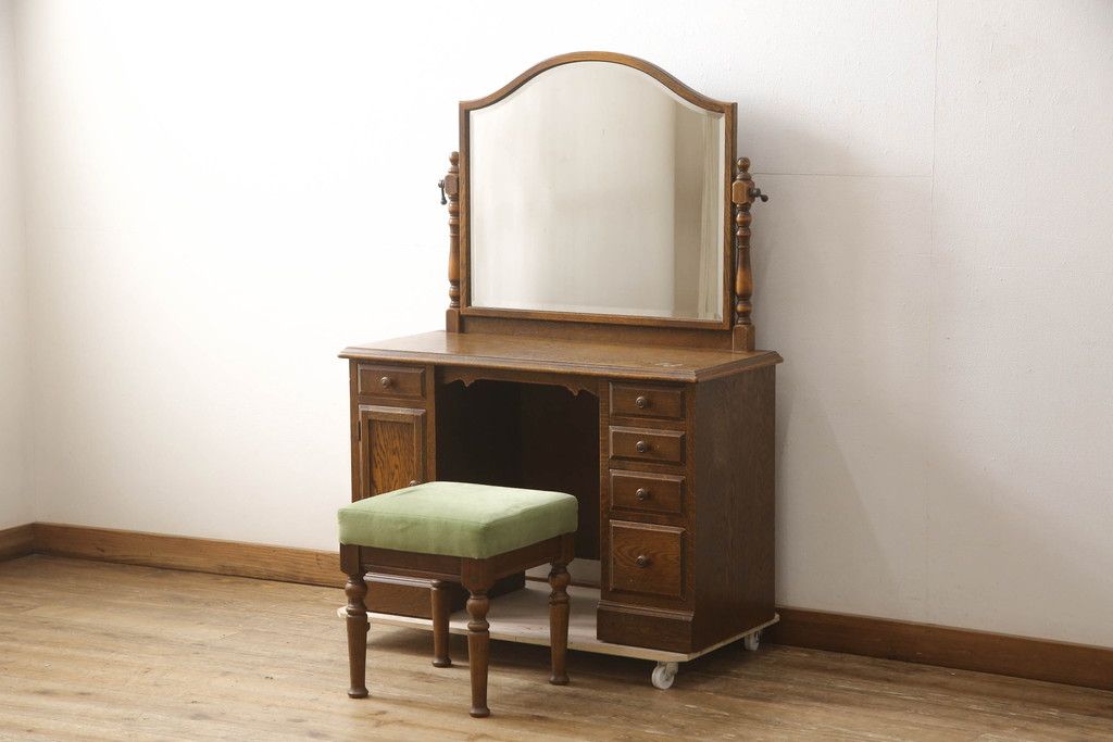 三越Brugge ブルージュ オーク材ドレッサー 英国クラシカル クラシック