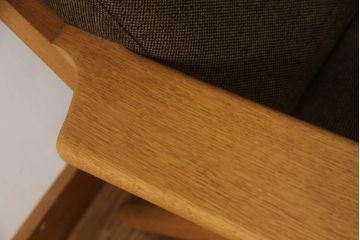 【買取】GETAMA(ゲタマ)　ハンス・J・ウェグナー　オーク材　GE290A+GE290S　ハイバックソファ　オットマンセットを買取りました