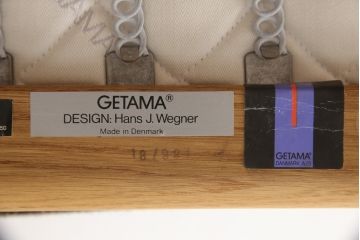 【買取】GETAMA(ゲタマ)　ハンス・J・ウェグナー　オーク材　GE290A+GE290S　ハイバックソファ　オットマンセットを買取りました