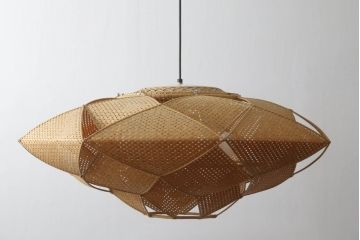 【買取】希少な廃盤品　YAMAGIWA(ヤマギワ)　近藤昭作　竹のあかり　あんどん　天井照明を買取りました