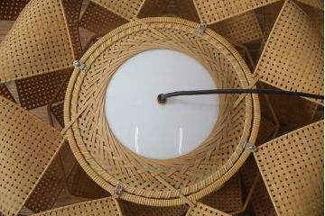 【買取】希少な廃盤品　YAMAGIWA(ヤマギワ)　近藤昭作　竹のあかり　あんどん　天井照明を買取りました