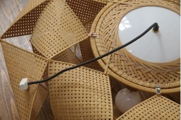 【買取】希少な廃盤品　YAMAGIWA(ヤマギワ)　近藤昭作　竹のあかり　あんどん　天井照明を買取りました
