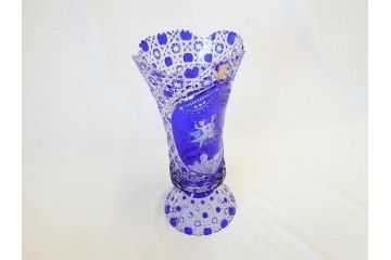 【骨董買取】ドイツ マイセン Meissen マイセンクリスタル アラビアンナイト 花瓶(MEISSENER BLEIKRISTALL、カットガラス、フラワーベース、花器、花入、箱付き)を買取りました