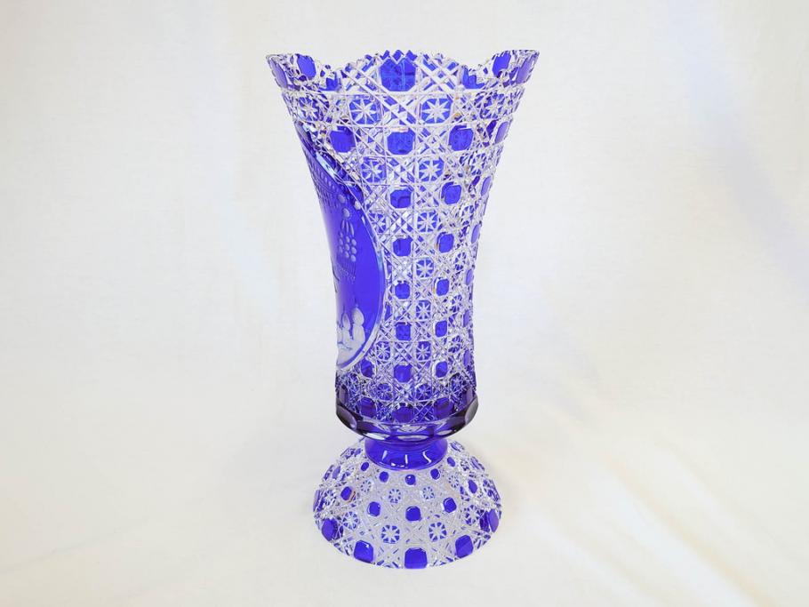 【骨董買取】ドイツ マイセン Meissen マイセンクリスタル アラビアンナイト 花瓶(MEISSENER BLEIKRISTALL、カットガラス、フラワーベース、花器、花入、箱付き)を買取りました