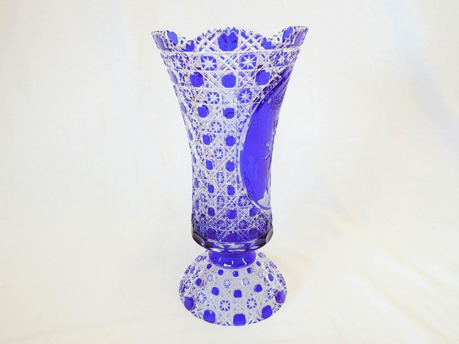 【骨董買取】ドイツ マイセン Meissen マイセンクリスタル アラビアンナイト 花瓶(MEISSENER BLEIKRISTALL、カットガラス、フラワーベース、花器、花入、箱付き)を買取りました