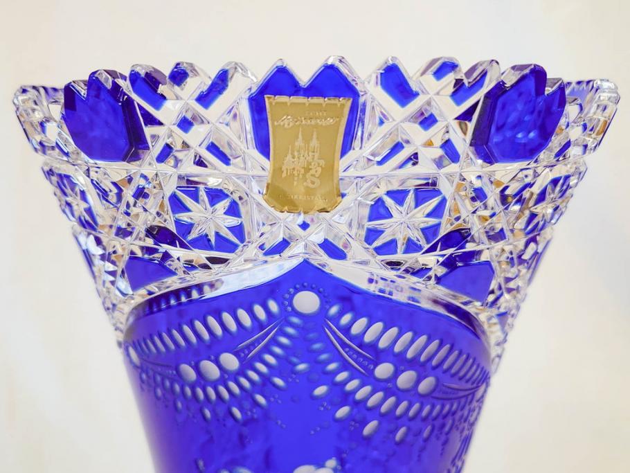 【骨董買取】ドイツ マイセン Meissen マイセンクリスタル アラビアンナイト 花瓶(MEISSENER BLEIKRISTALL、カットガラス、フラワーベース、花器、花入、箱付き)を買取りました