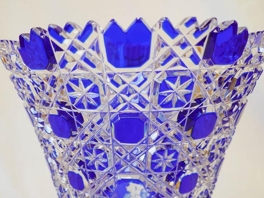 【骨董買取】ドイツ マイセン Meissen マイセンクリスタル アラビアンナイト 花瓶(MEISSENER BLEIKRISTALL、カットガラス、フラワーベース、花器、花入、箱付き)を買取りました