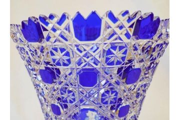 【骨董買取】ドイツ マイセン Meissen マイセンクリスタル アラビアンナイト 花瓶(MEISSENER BLEIKRISTALL、カットガラス、フラワーベース、花器、花入、箱付き)を買取りました