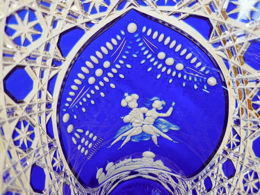 【骨董買取】ドイツ マイセン Meissen マイセンクリスタル アラビアンナイト 花瓶(MEISSENER BLEIKRISTALL、カットガラス、フラワーベース、花器、花入、箱付き)を買取りました