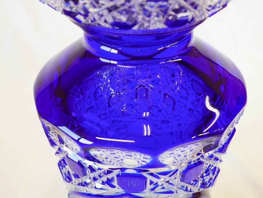 【骨董買取】ドイツ マイセン Meissen マイセンクリスタル アラビアンナイト 花瓶(MEISSENER BLEIKRISTALL、カットガラス、フラワーベース、花器、花入、箱付き)を買取りました