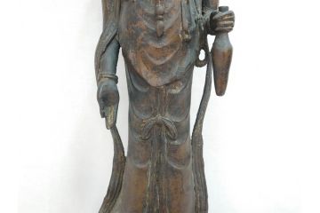 【古美術買取】塗金　古銅　菩薩(仏像、仏教、観音)を買取りました