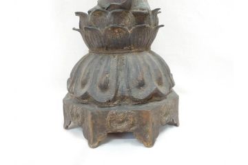 【古美術買取】塗金　古銅　菩薩(仏像、仏教、観音)を買取りました