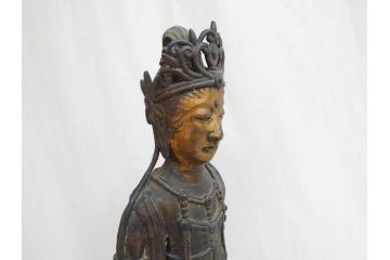 【古美術買取】塗金　古銅　菩薩(仏像、仏教、観音)を買取りました