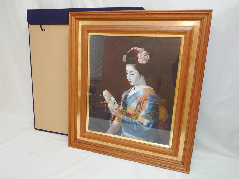 絵画　松木満才　インテリア 満月の松の木の油絵：夜の森のインパストアート（8x8） - Etsy 日本