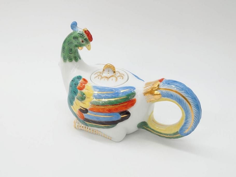 【骨董買取】ドイツ マイセン Meissen 鳳凰 300周年記念 2010年 世界限定100個 ポット(鳥、鶏、トリ、金彩、Rooster Pot、洋食器)を買取りました。