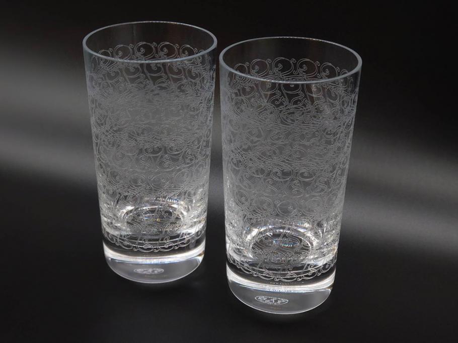 【骨董買取】フランス Baccarat オールドバカラ ローハン タンブラー ハイボールグラス(バーウェア、フルレッドクリスタルガラス、テーブルウェア)を買取りました。