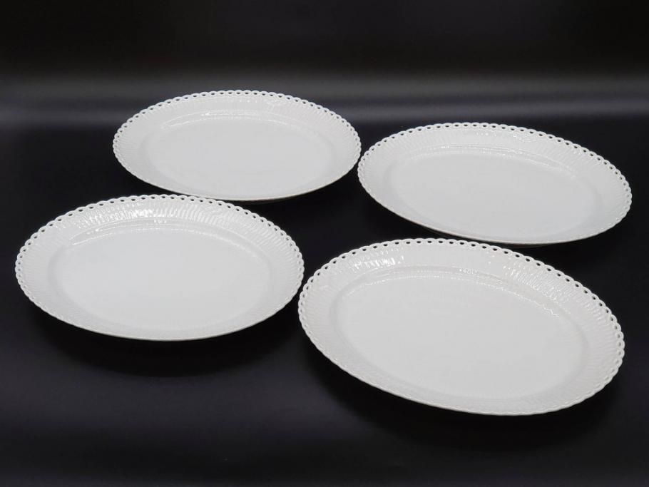 【骨董買取】デンマーク ROYAL COPENHAGEN(ロイヤルコペンハーゲン) White Fluted Full Lace ホワイトフルーテッド フルレース プレート(皿、洋食器)を買取りました。