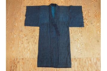 【骨董買取】江戸〜明治　刺子半纏　着物(木綿、古布、野良着、藍染、刺し子、KIMONO)を買取りました。