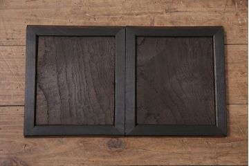 大正期の茶棚の見た目を変えずに綺麗にリペア!可動部の調整。木部の補修。(茶箪笥、収納棚、戸棚)