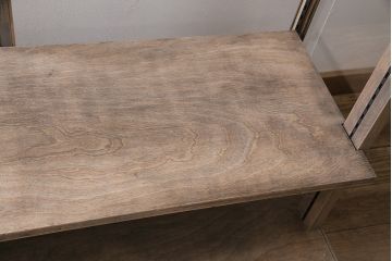 大型ガラスケースをリペア&カスタム!ストリップド(剥離)加工。ハンガーポールを可動式に変更。(ショーケース、陳列棚)