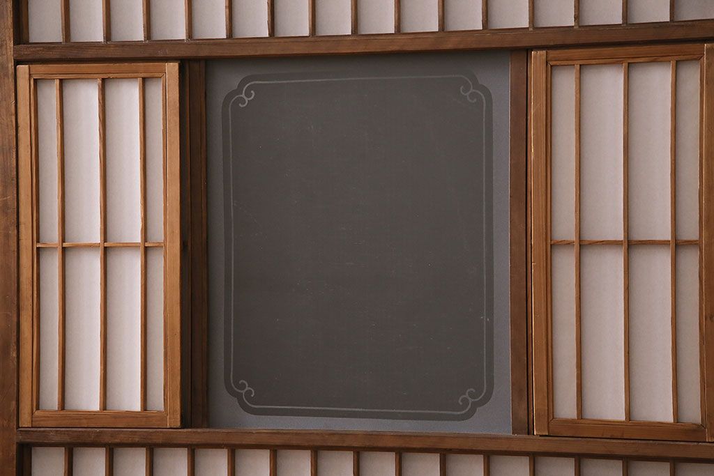 障子戸4枚をリペア&カスタム!障子をプラスチック障子に張り替え。(引き戸、建具)