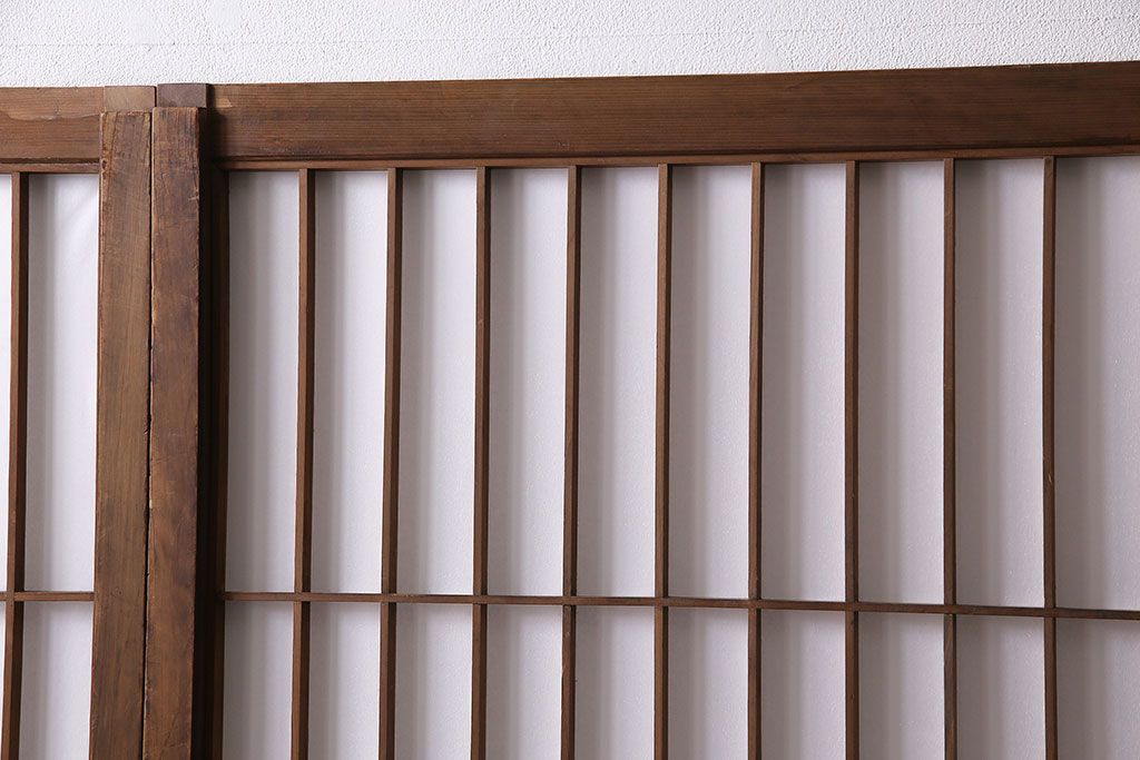 障子戸4枚をリペア&カスタム!障子をプラスチック障子に張り替え。(引き戸、建具)