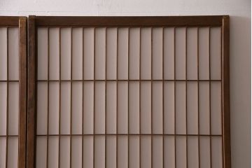 障子戸4枚をリペア&カスタム!障子をプラスチック障子に張り替え。(引き戸、建具)