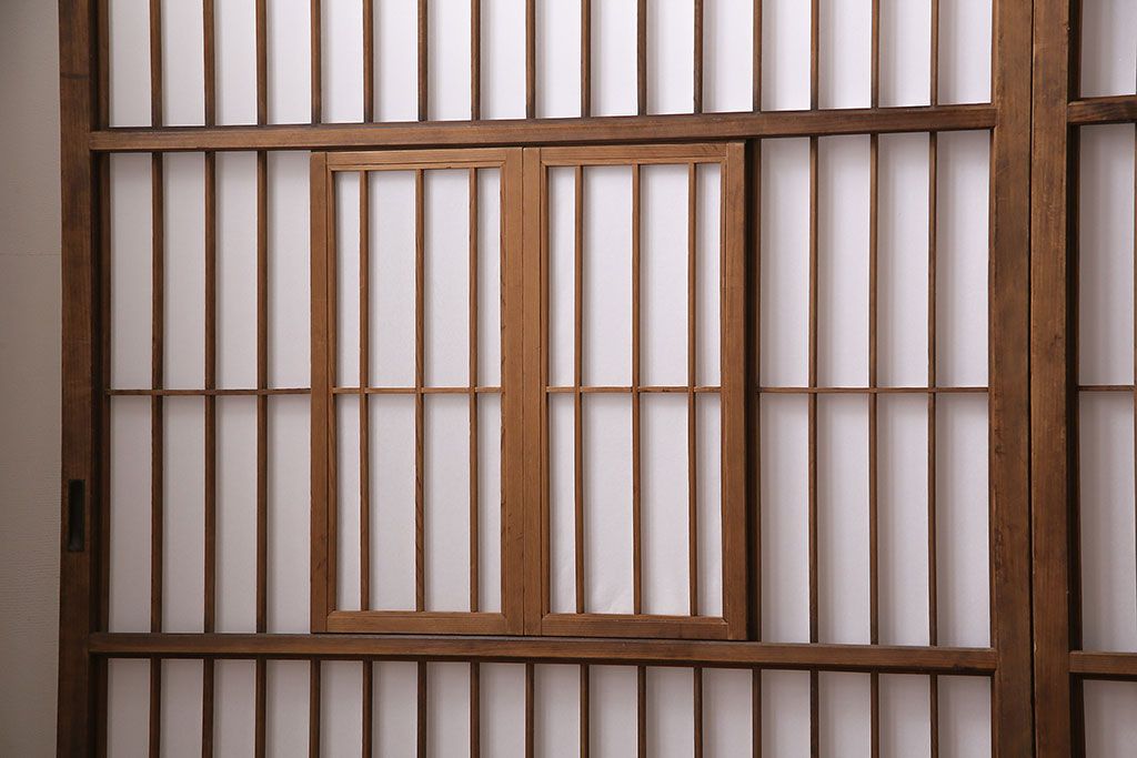 障子戸4枚をリペア&カスタム!障子をプラスチック障子に張り替え。(引き戸、建具)