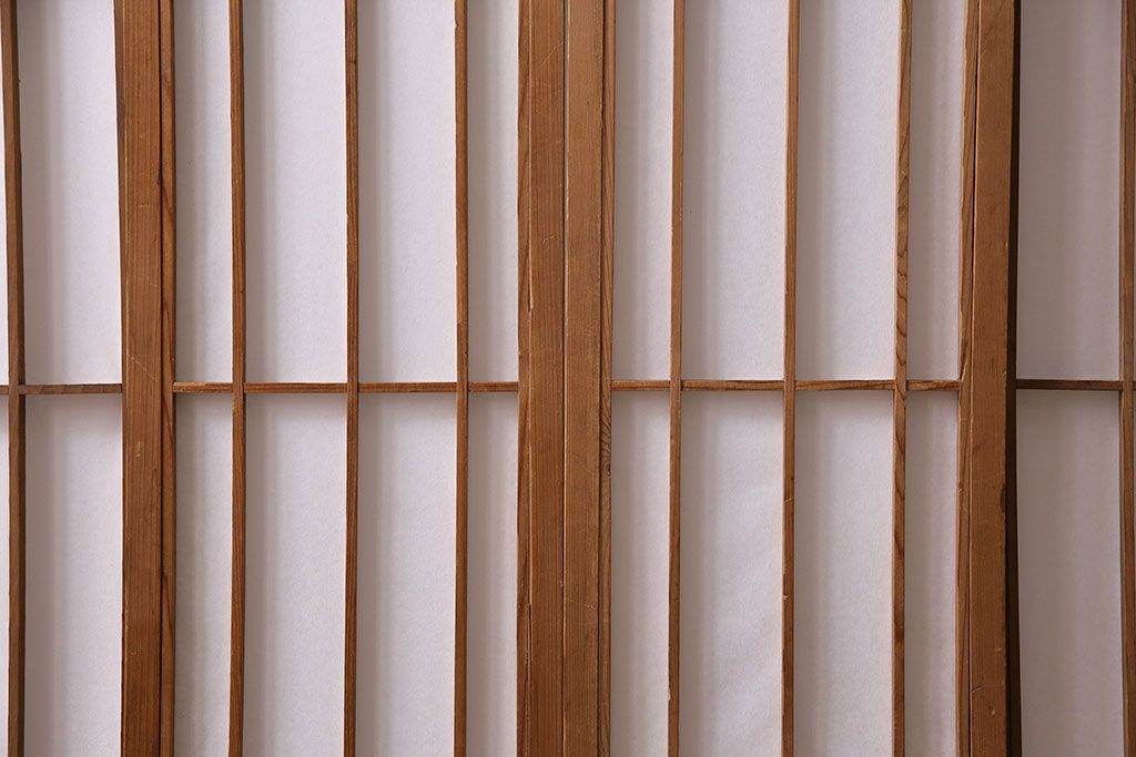 障子戸4枚をリペア&カスタム!障子をプラスチック障子に張り替え。(引き戸、建具)