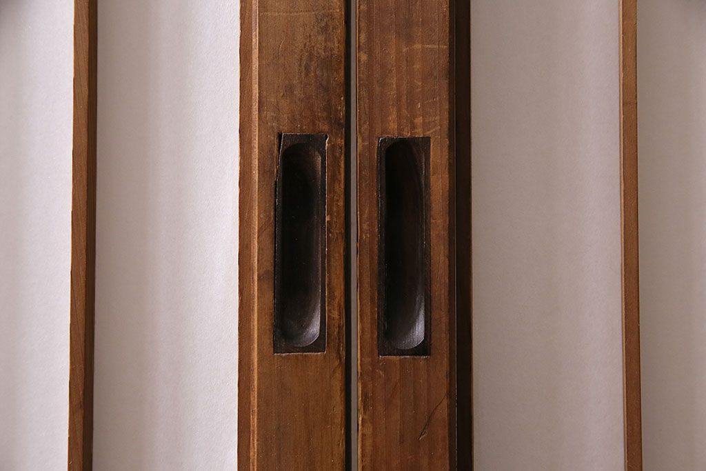 障子戸4枚をリペア&カスタム!障子をプラスチック障子に張り替え。(引き戸、建具)