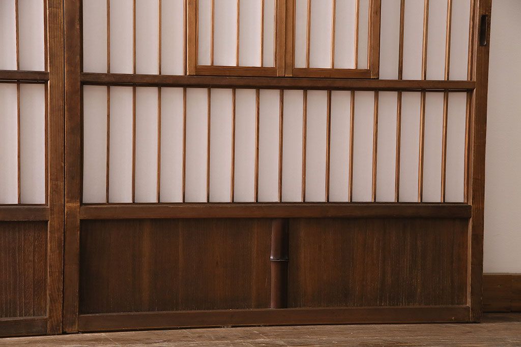 障子戸4枚をリペア&カスタム!障子をプラスチック障子に張り替え。(引き戸、建具)