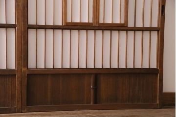 障子戸4枚をリペア&カスタム!障子をプラスチック障子に張り替え。(引き戸、建具)