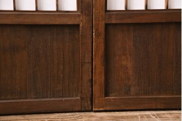 障子戸4枚をリペア&カスタム!障子をプラスチック障子に張り替え。(引き戸、建具)